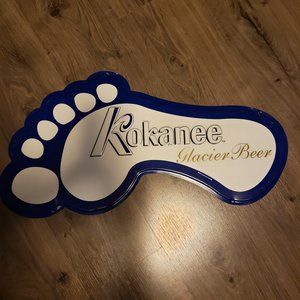 Vintage Kokanee Glacier Beer metal sign